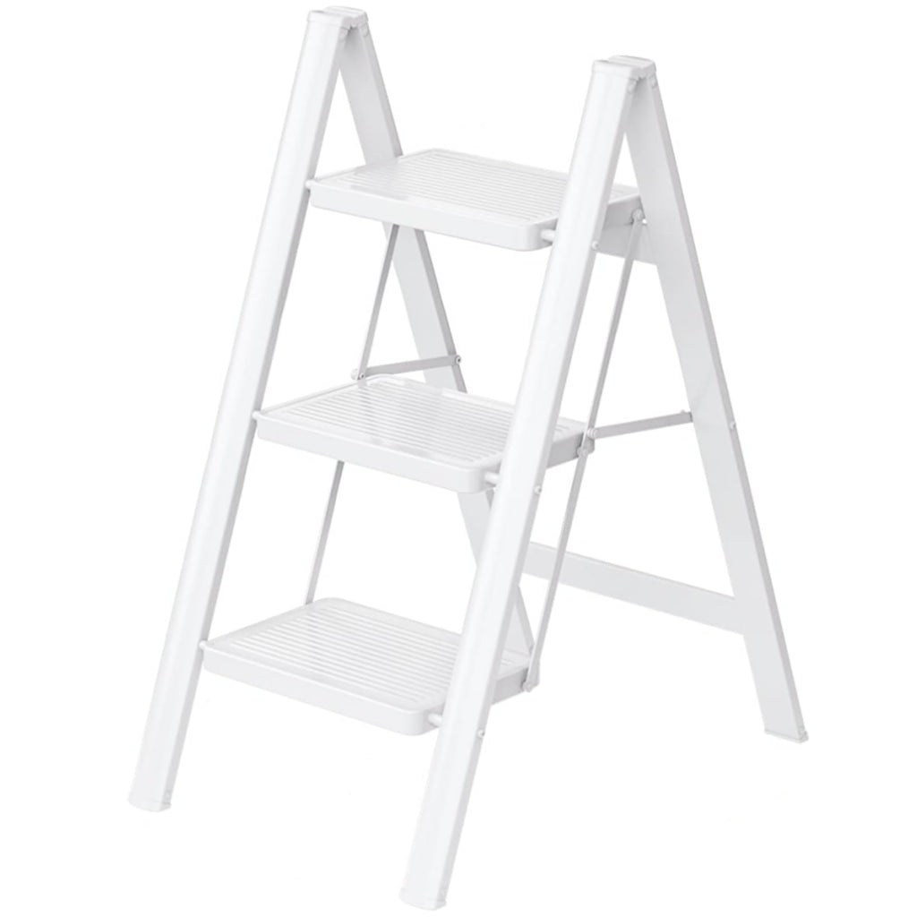 Folding 3 Step Stool with Anti-Slip Pedal J17216