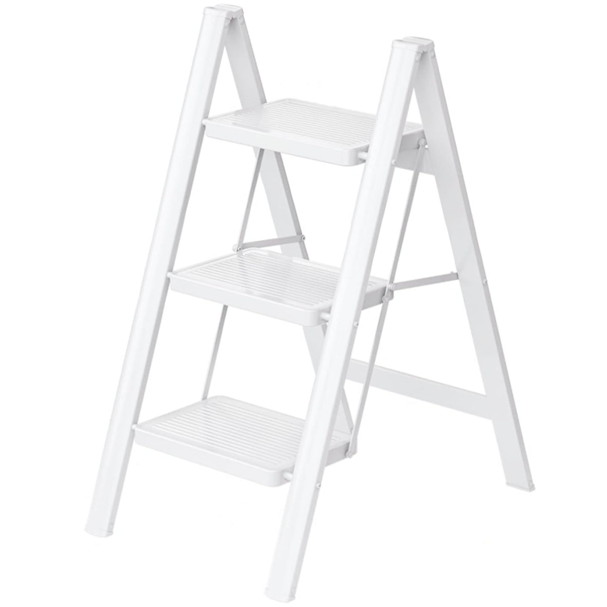 Folding 3 Step Stool with Anti-Slip Pedal J17216