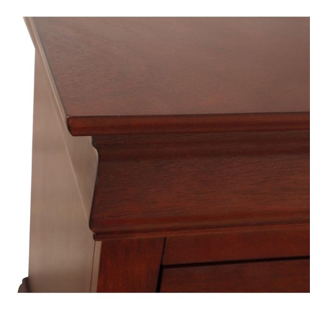 Cherry 2 Drawer Nightstand N5390