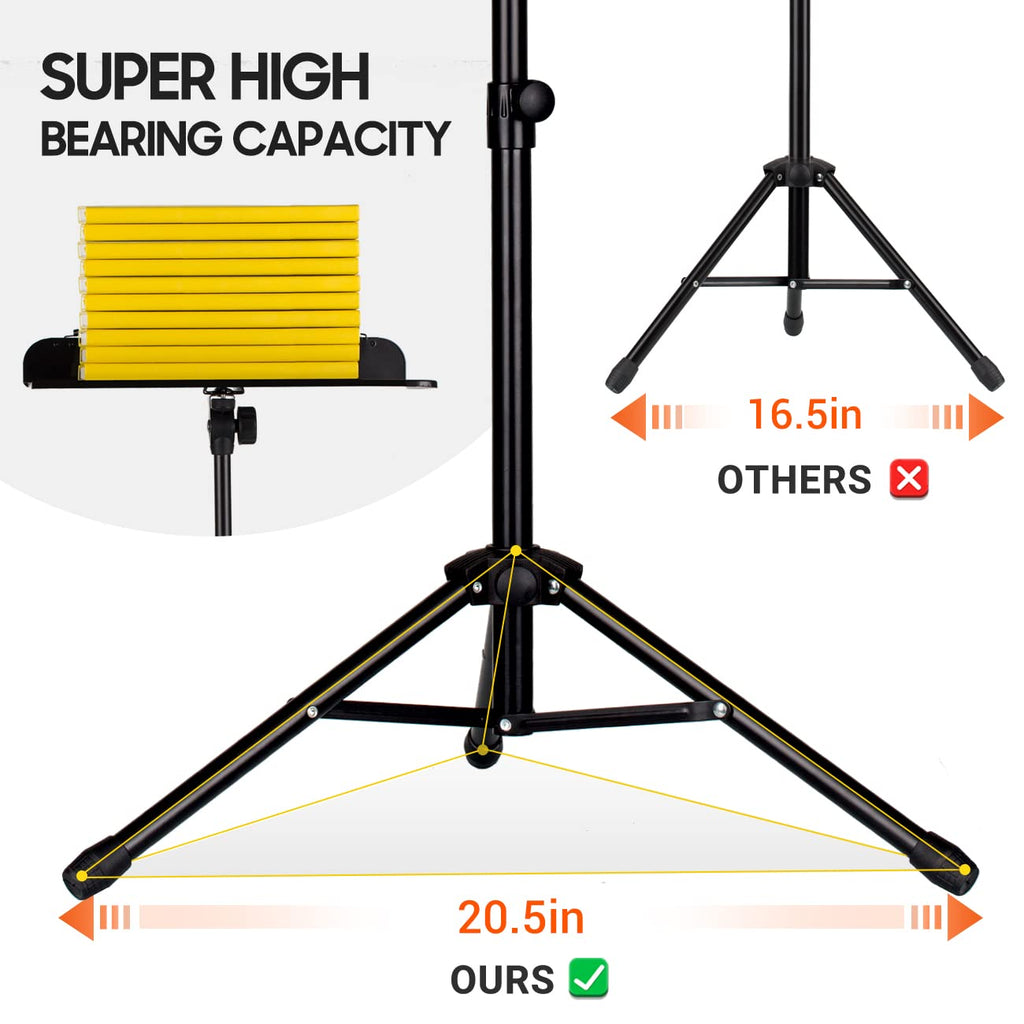 Adjustable Black Sheet Music Stand E872673