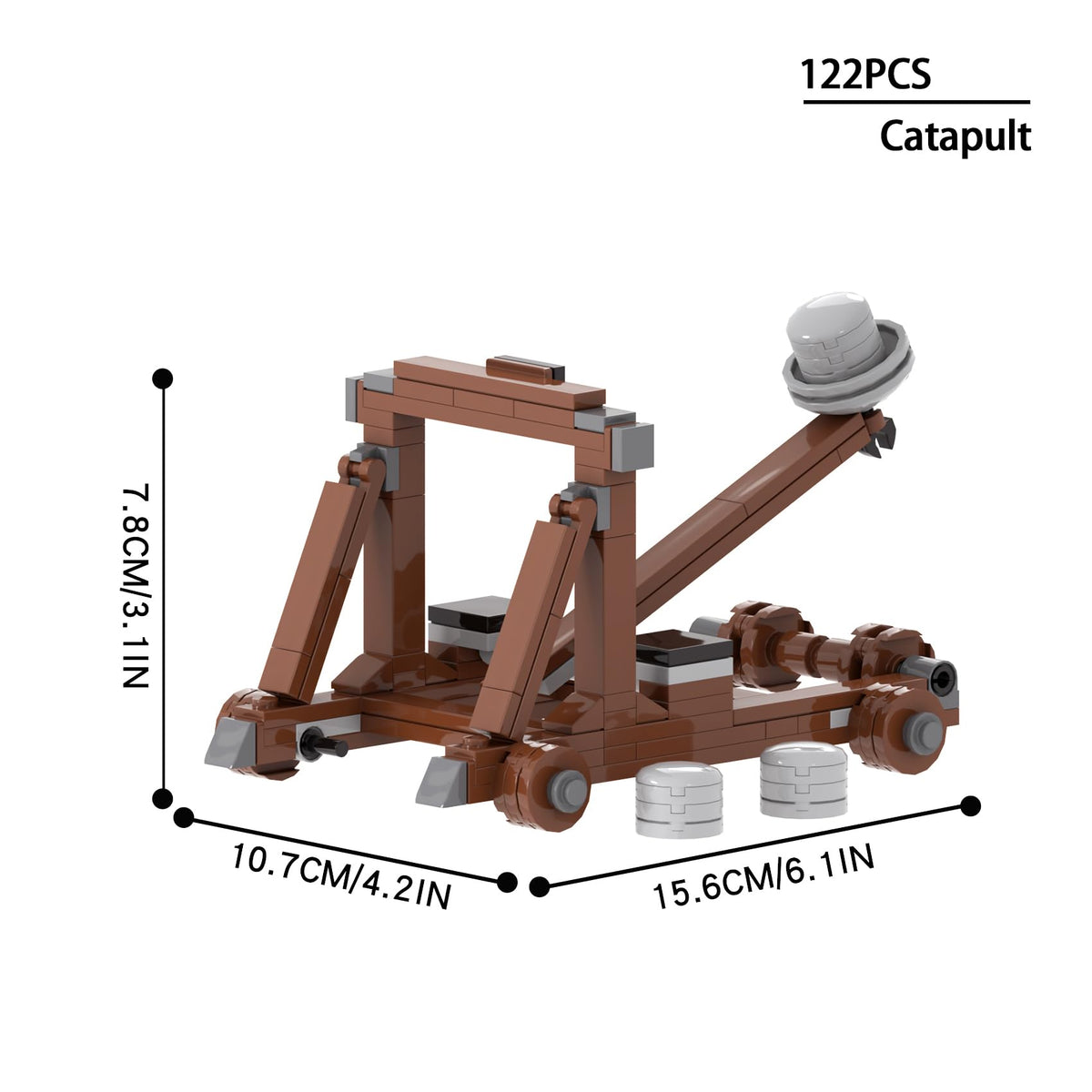 564 Pcs Medieval Weapons Building Block Set J2139