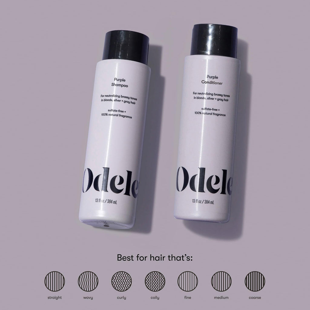 Sulfate-Free Purple Shampoo & Conditioner Set B48356