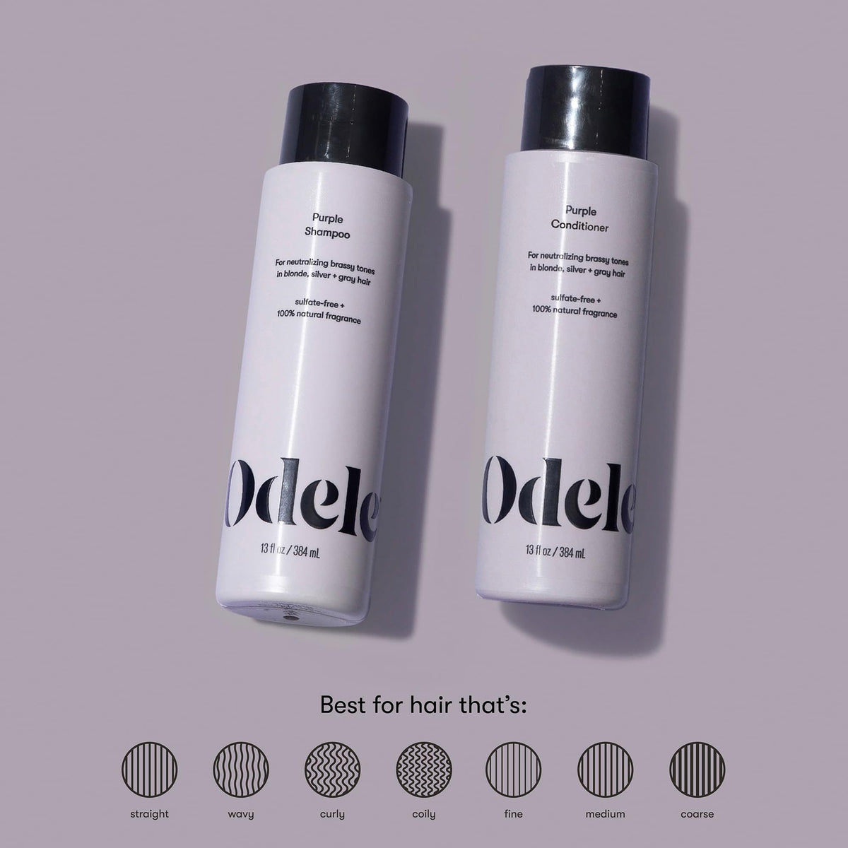 Sulfate-Free Purple Shampoo & Conditioner Set B48356