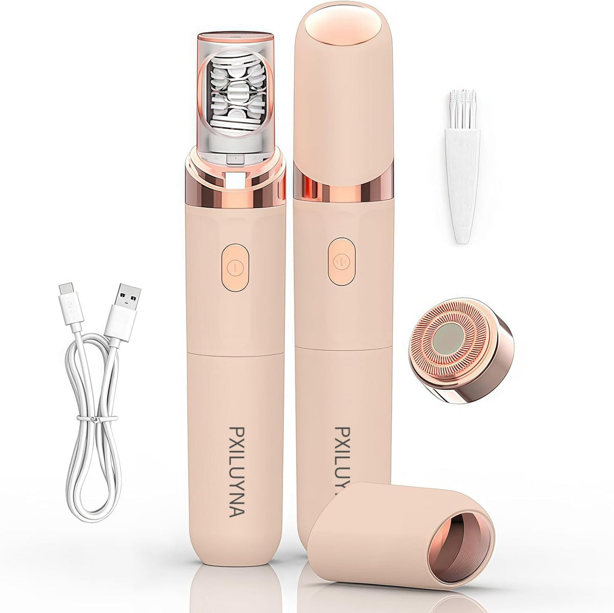 Women 2-in-1 Rechargeable Electric Shaver (Pink) N134