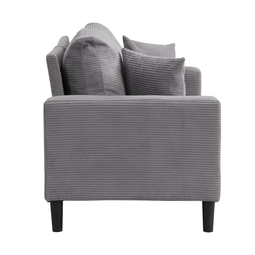 Light Gray 2 Seat Upholstered Sofa G935782