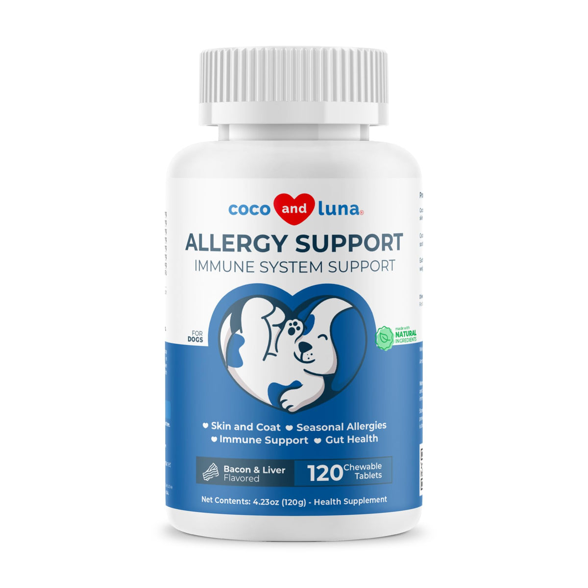 Allergy Relief for Dogs 120 Tablets S8389