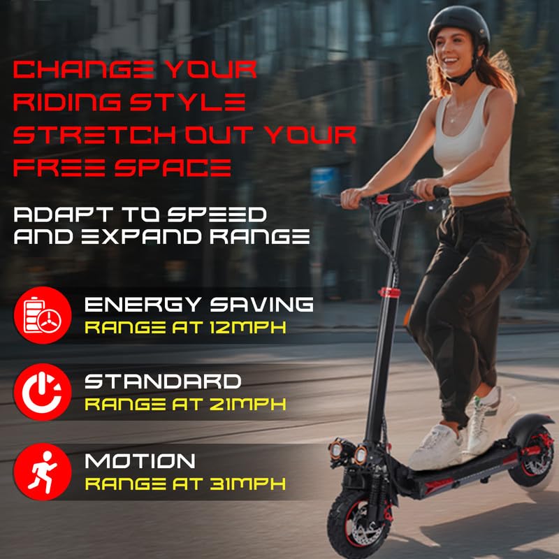 900W to 1600W 48V 18ah Folding Electric Scooter 11 Inch Tires Q181