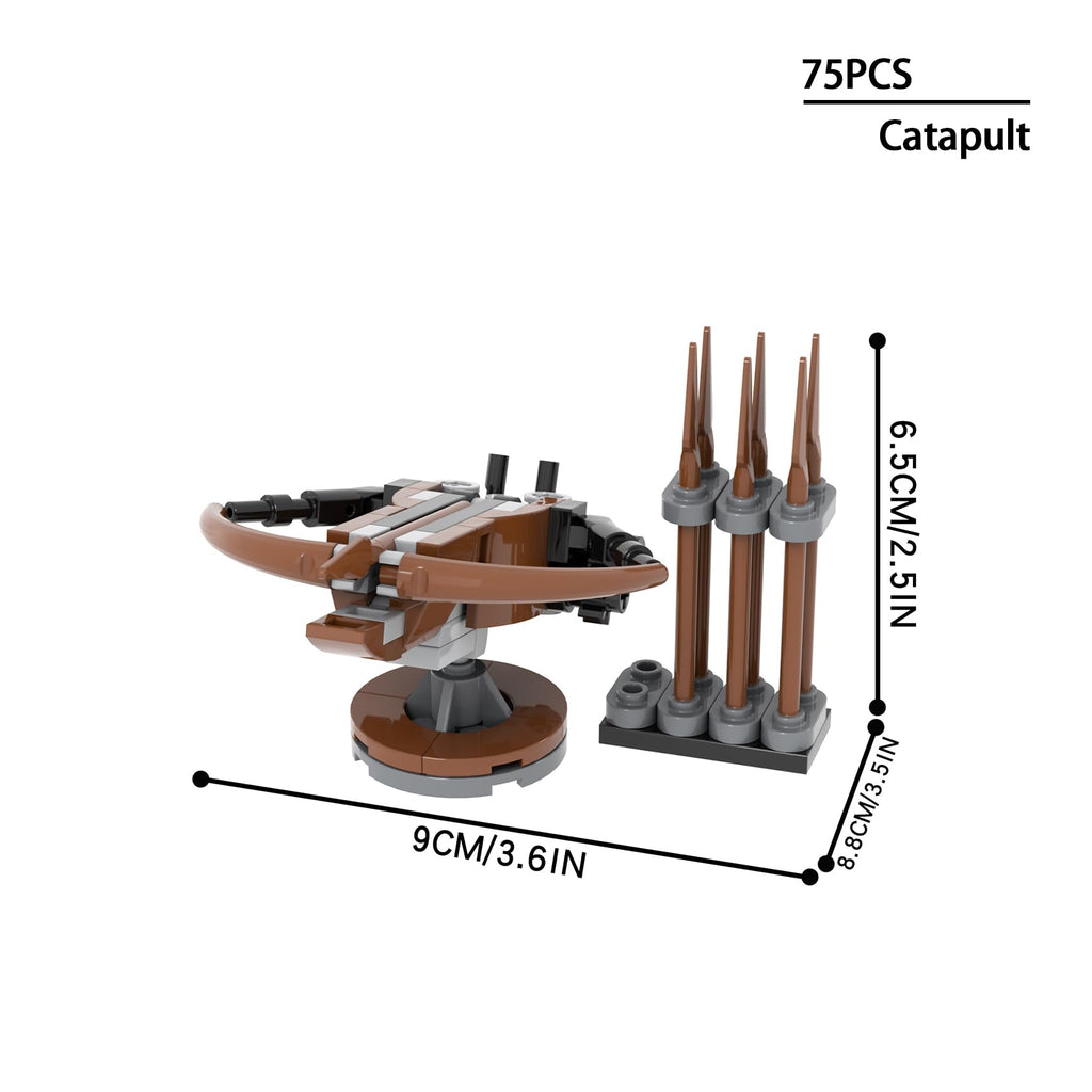 564 Pcs Medieval Weapons Building Block Set J2139