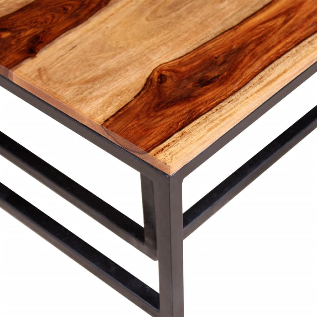 Coffee Table Side Tables 2 Piece Nesting Set Solid Sheesham Wood S26099
