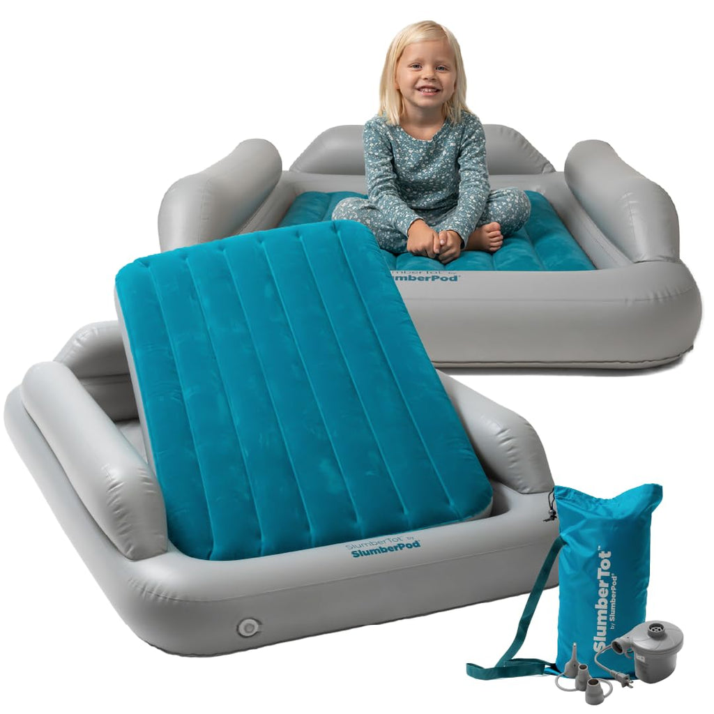 Inflatable Toddler Travel Bed with Safety Bumpers T80463