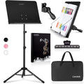 Adjustable Black Sheet Music Stand E872673
