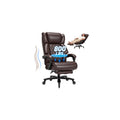 Brown Heavy Duty Reclining Executive Office Chair with Footrest Q7728