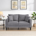 Light Gray 2 Seat Upholstered Sofa G935782