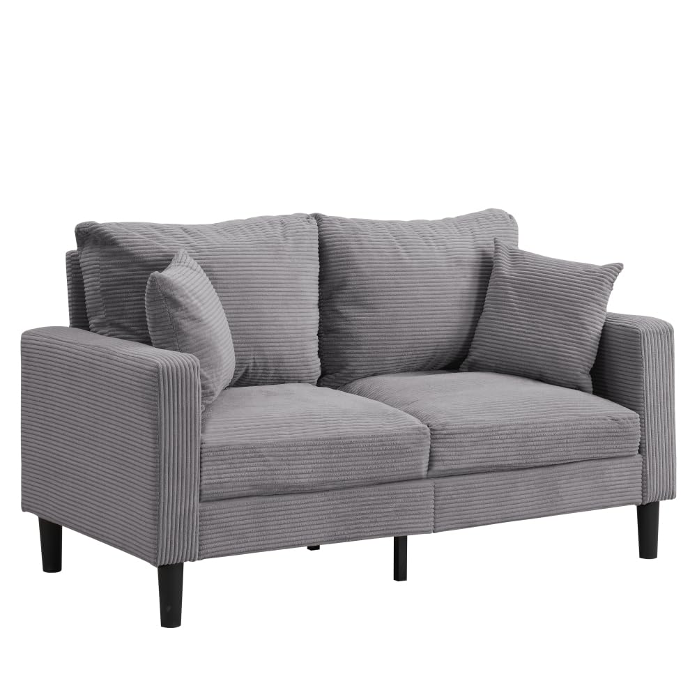 Light Gray 2 Seat Upholstered Sofa G935782