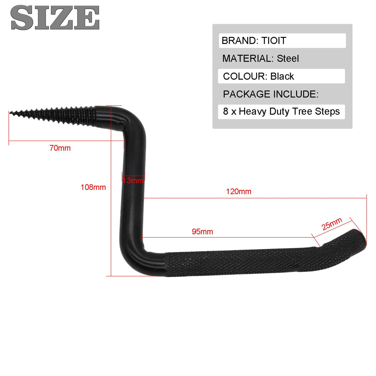 4 inch Screw-in Tree Steps 8Pack Q90317