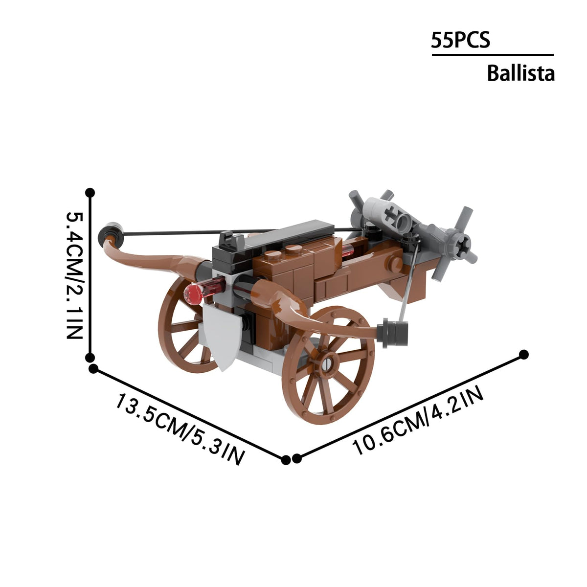 564 Pcs Medieval Weapons Building Block Set J2139
