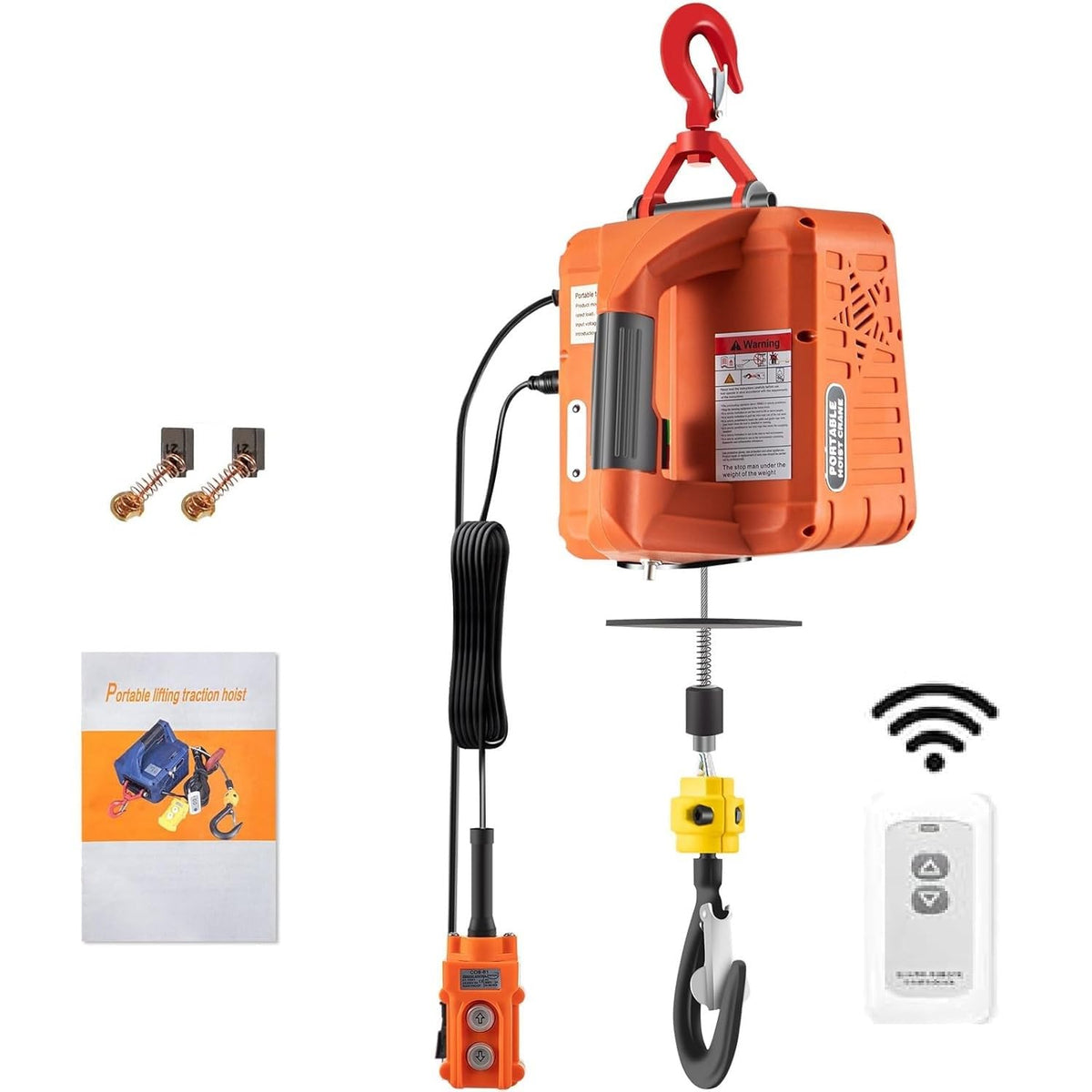 1500W Portable Electric Hoist Winch J548274
