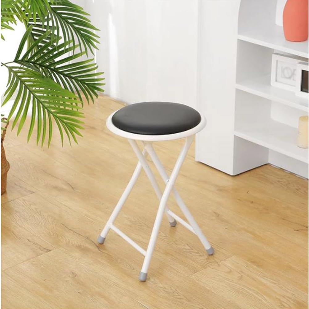 Black 18in Portable Folding Stool Y716825