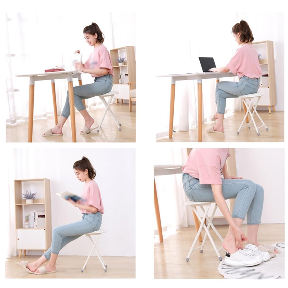 Black 18in Portable Folding Stool Y716825