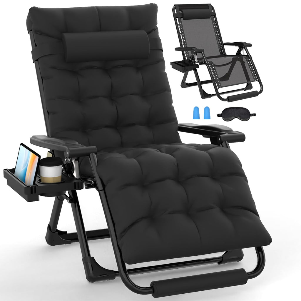 Oversized Zero Gravity Chair XL Black L711924