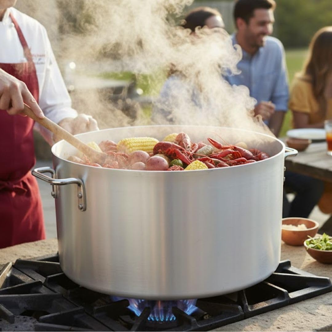 60 Qt Aluminum Sauce Pot 4 mm Thick S429