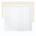 Vertical Blinds Oxford White Vinyl 78" W x 84" H M74993
