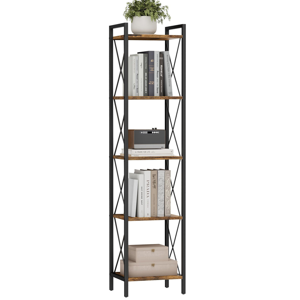 5 Tier Metal Bookshelf E972135