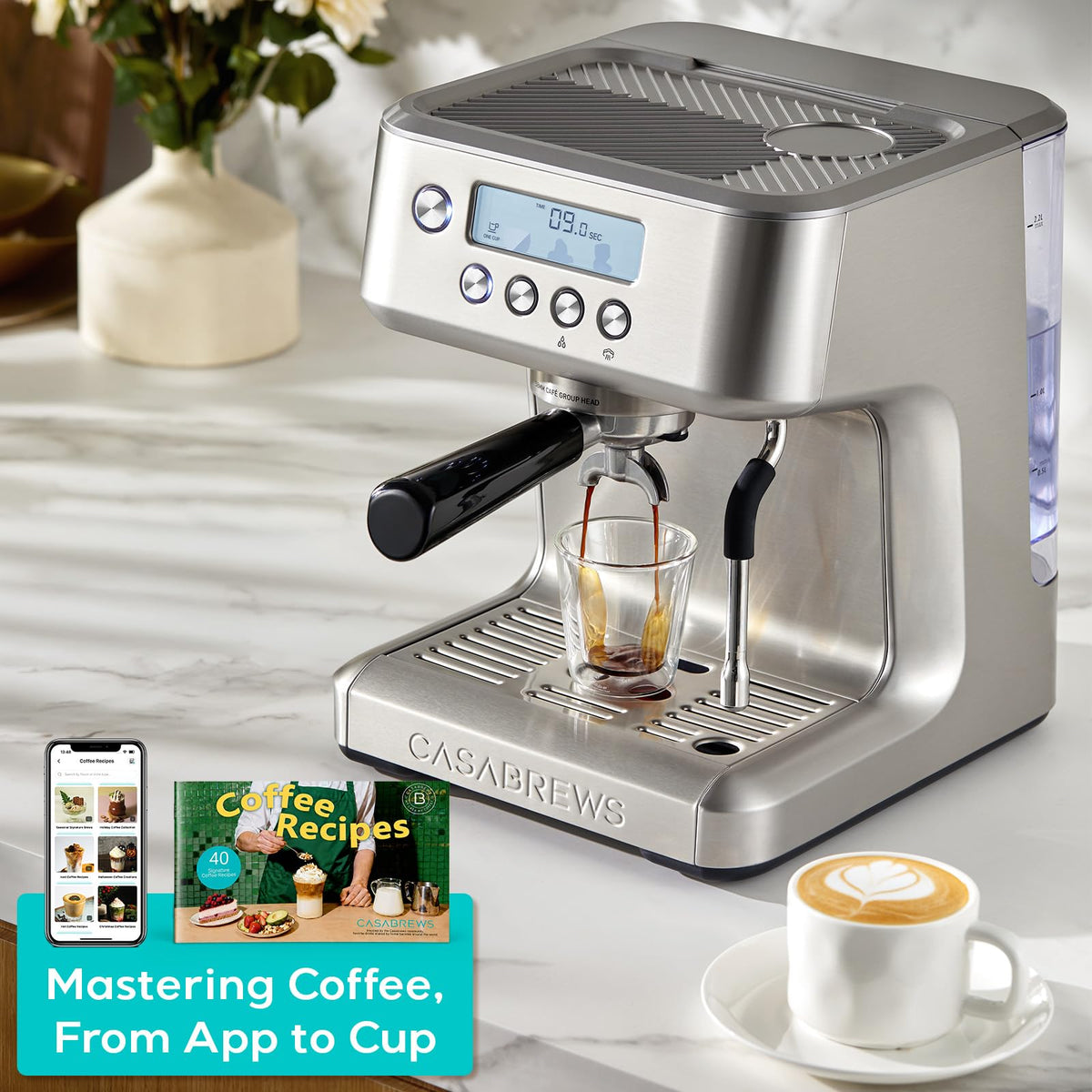 Espresso Machine with Steam Wand D666515