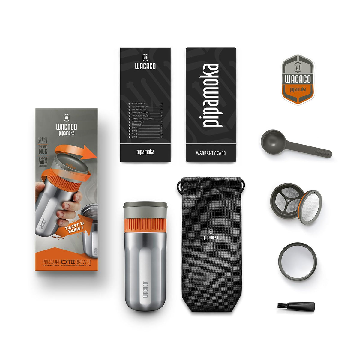 Portable Coffee Maker and Insulated Travel Mug, 10 fl oz V505