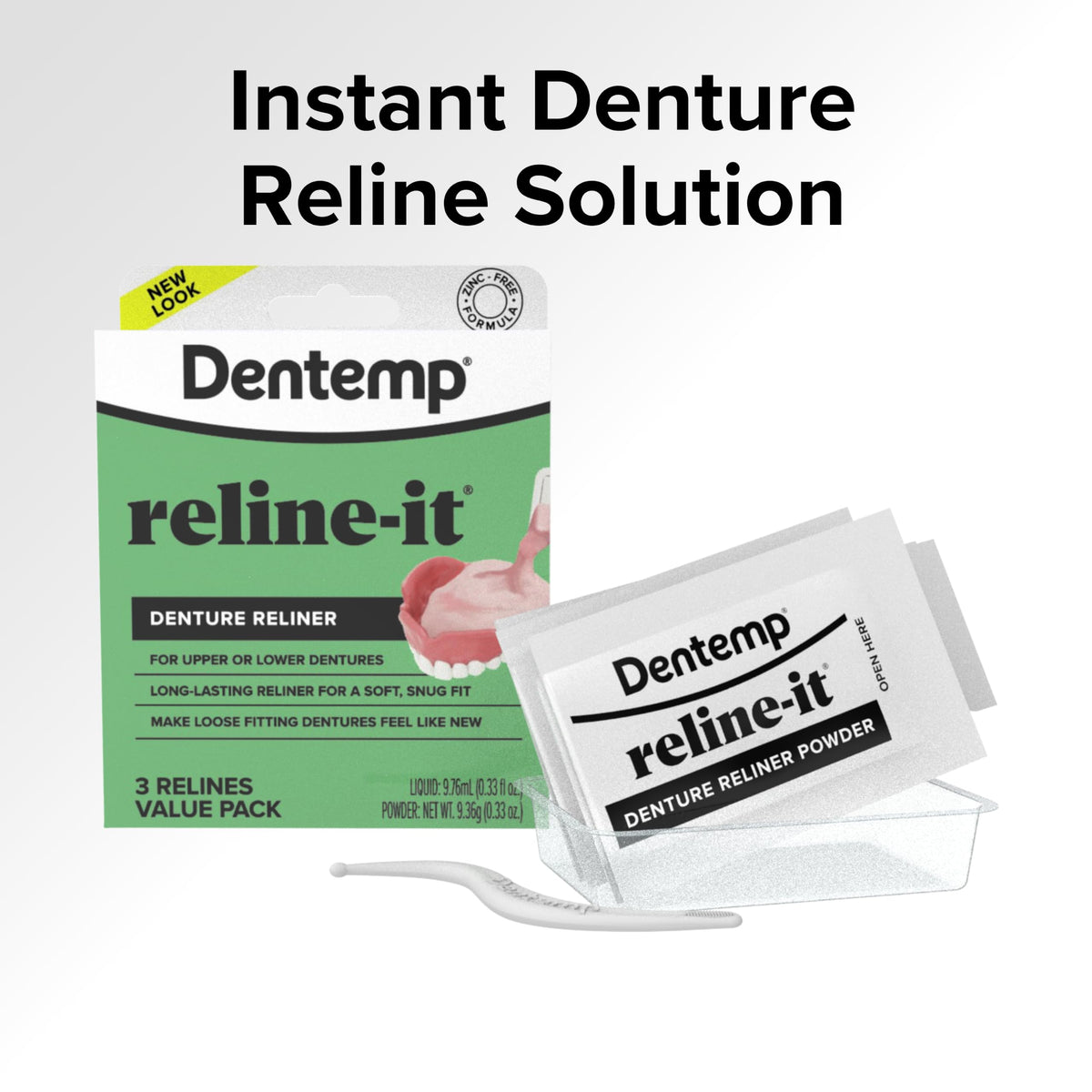Denture Reline Kit 3 Pack E613