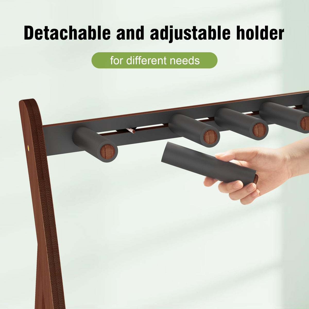 Foldable Adjustable Guitar Stand Rack with No-Slip Non-Scratch Padding G147087