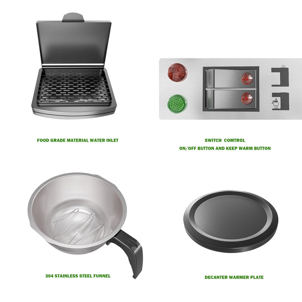 12-Cup Commercial Drip Coffee Maker J454