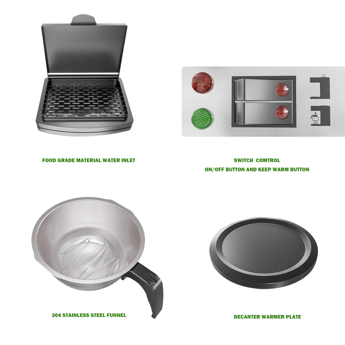 12-Cup Commercial Drip Coffee Maker J454