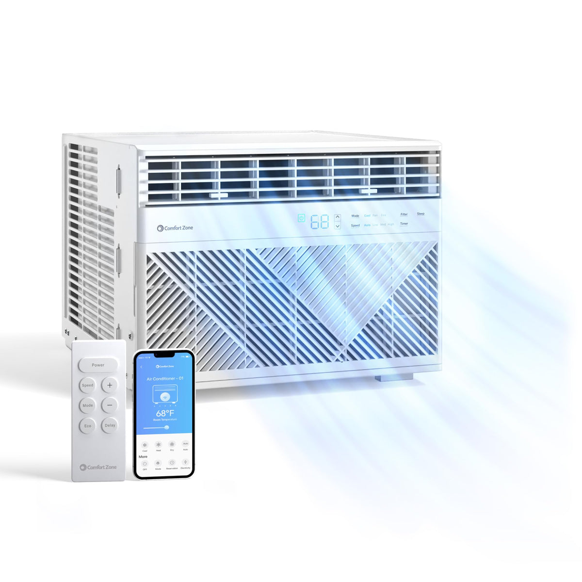 10,000 BTU Smart Wi-Fi Window Air Conditioner F315362