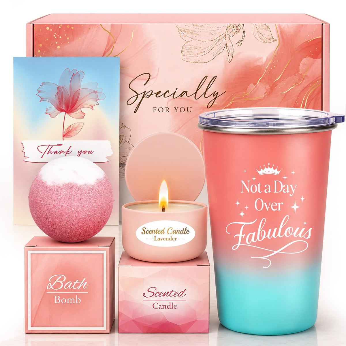 Pink Spa Gift Basket Set Q769
