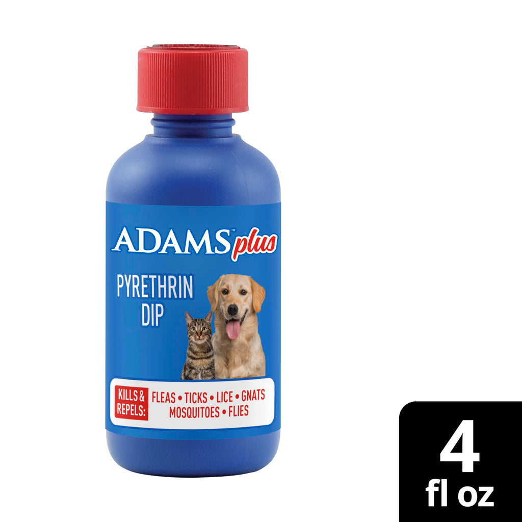 Plus Pyrethrin Flea Dip For Dogs and Cats 4 Fl oz N83094