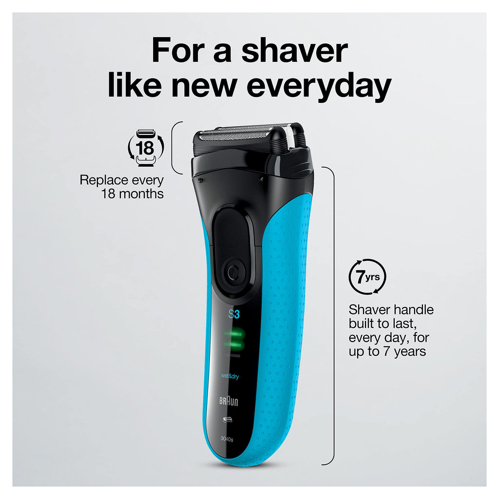Electric Series 3 Wet & Dry Foil Shaver with Precision Trimmer J23837