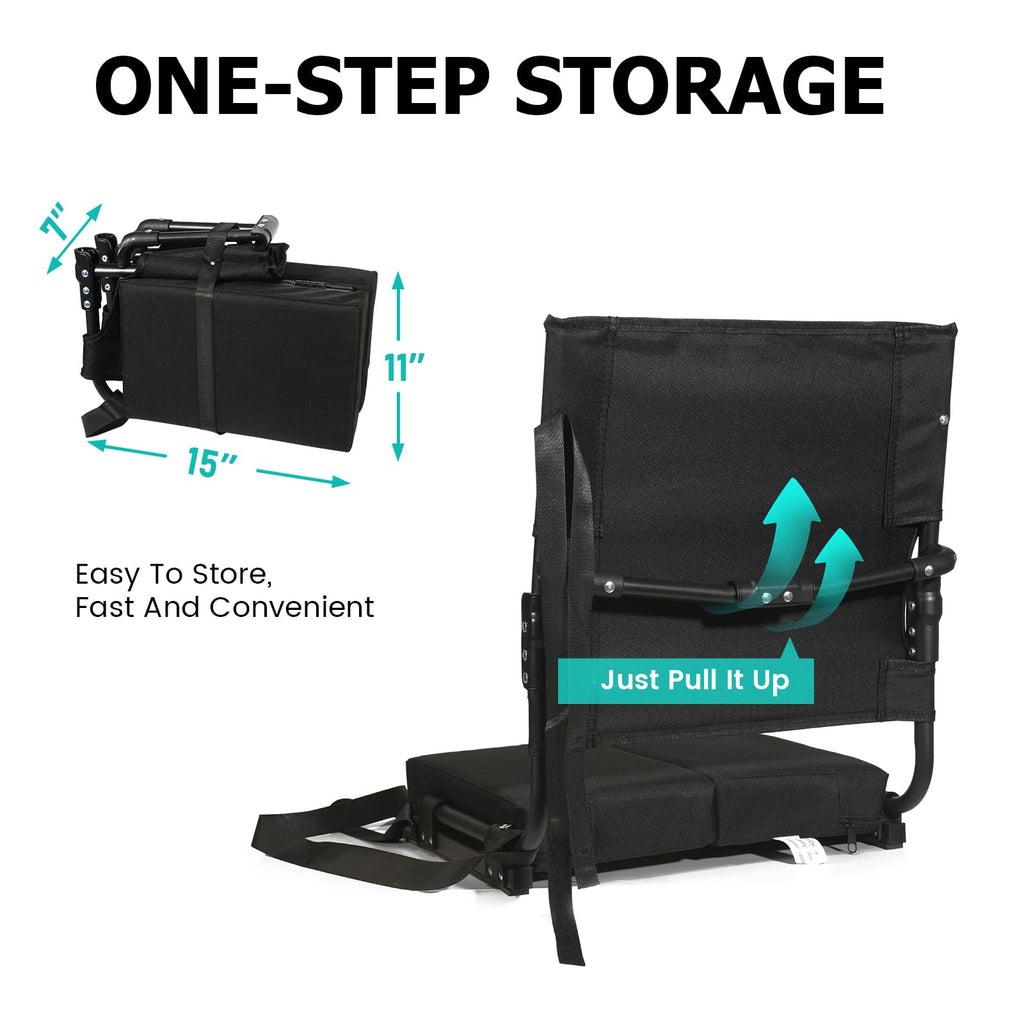 Portable Folding Stadium Seat with High Back O515353