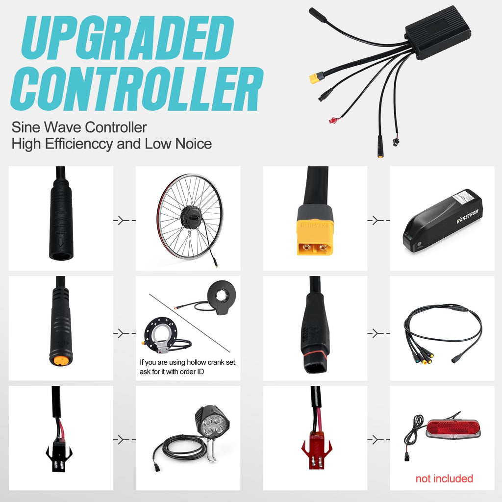 48V 750W Rear Electric Bike Conversion Kit B718