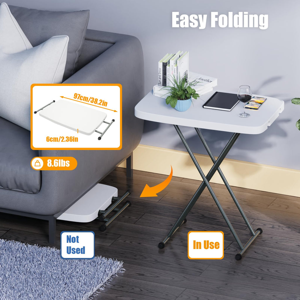 White 30" Folding Table M461