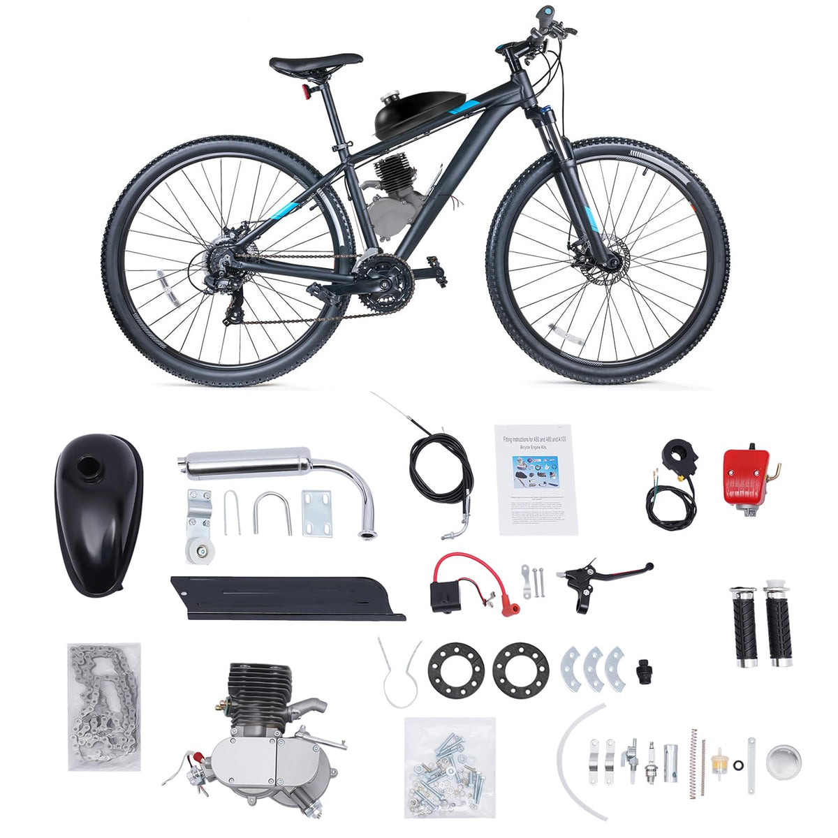 2 Stroke 100CC Bicycle Engine Kit T837184