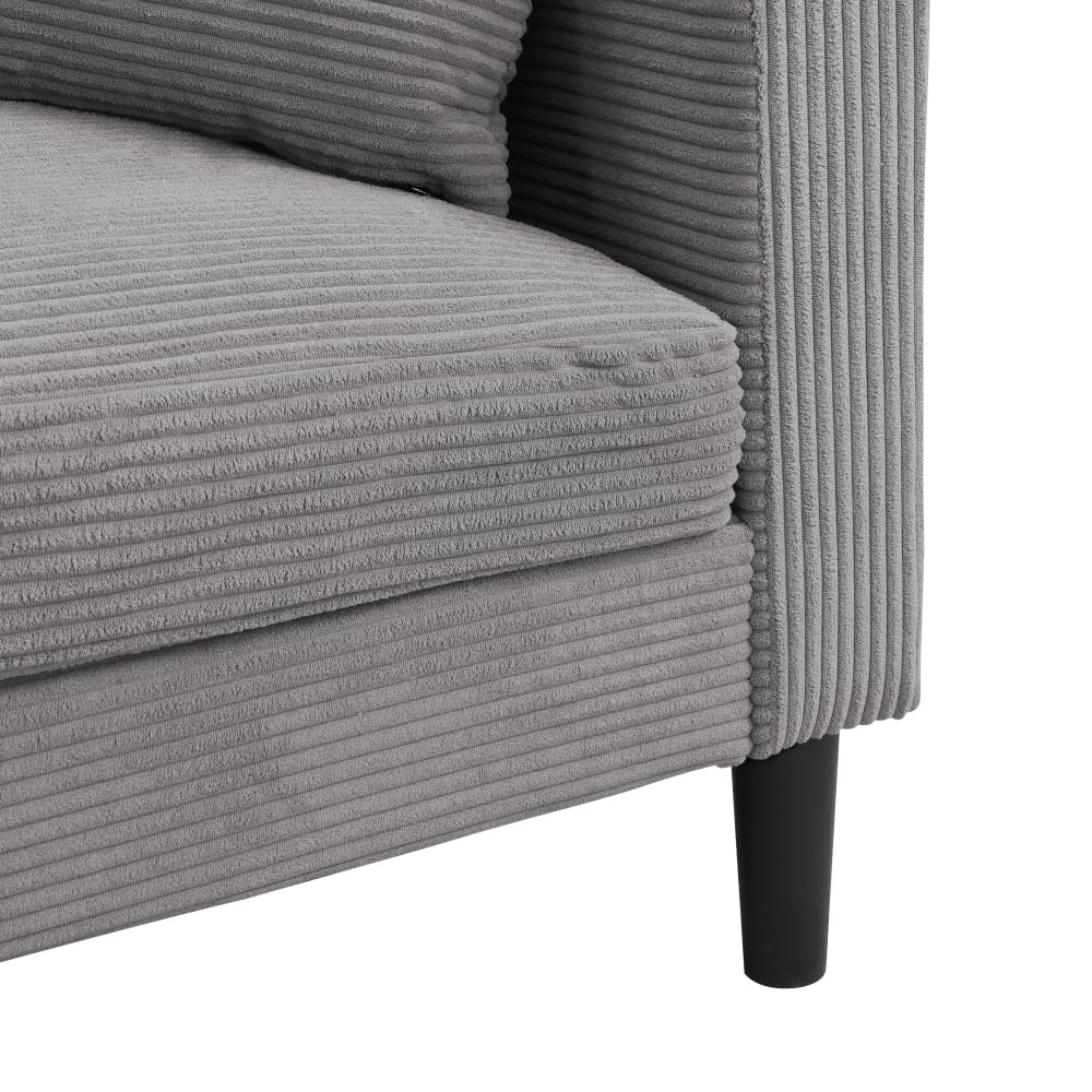 Light Gray 2 Seat Upholstered Sofa G935782