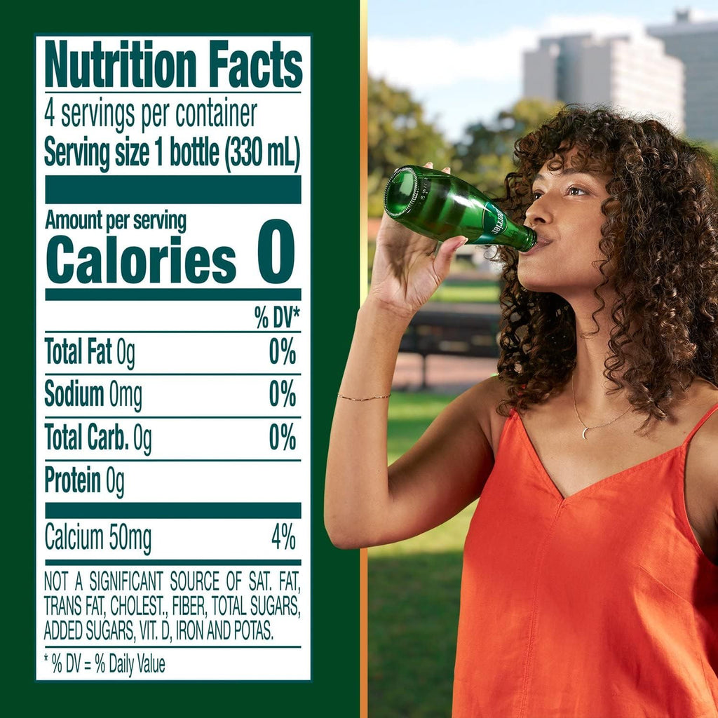 Sparkling Natural Mineral Water 11 Oz Glass Bottles Pack of 12 O22575