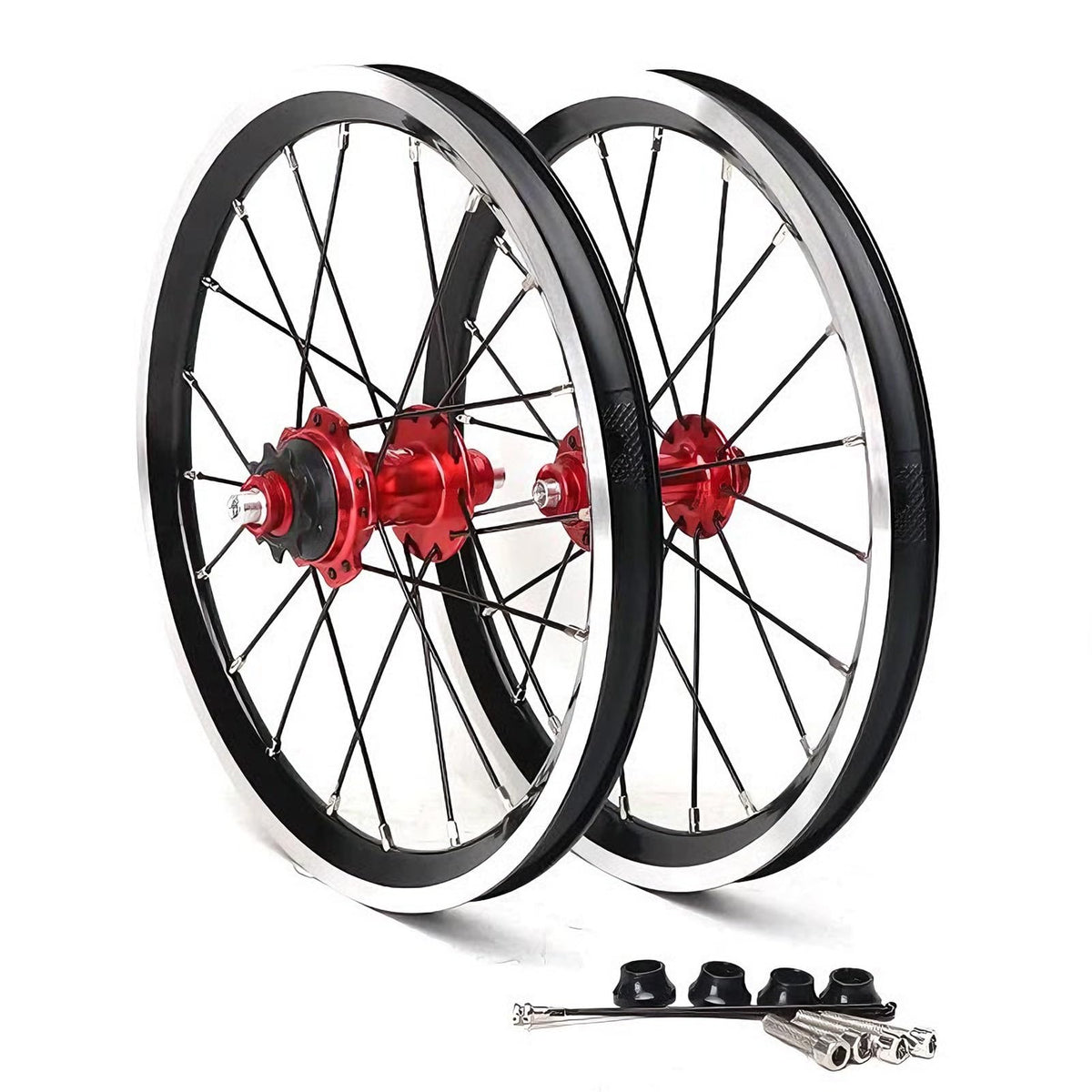 14inch 412 V-Brake Folding Bike Wheelset L7932