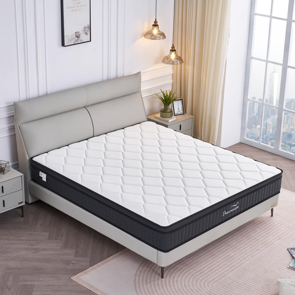 Full Size 12 Inch Hybrid Mattress E455782