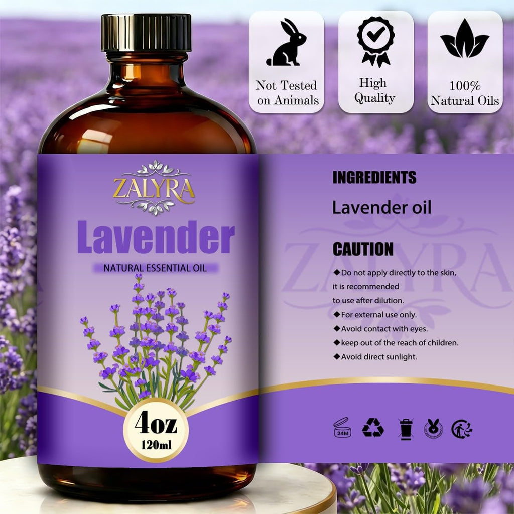 Jasmine&Lavender Essential Oil 4 Fl Oz+0.33 Fl Oz S4979