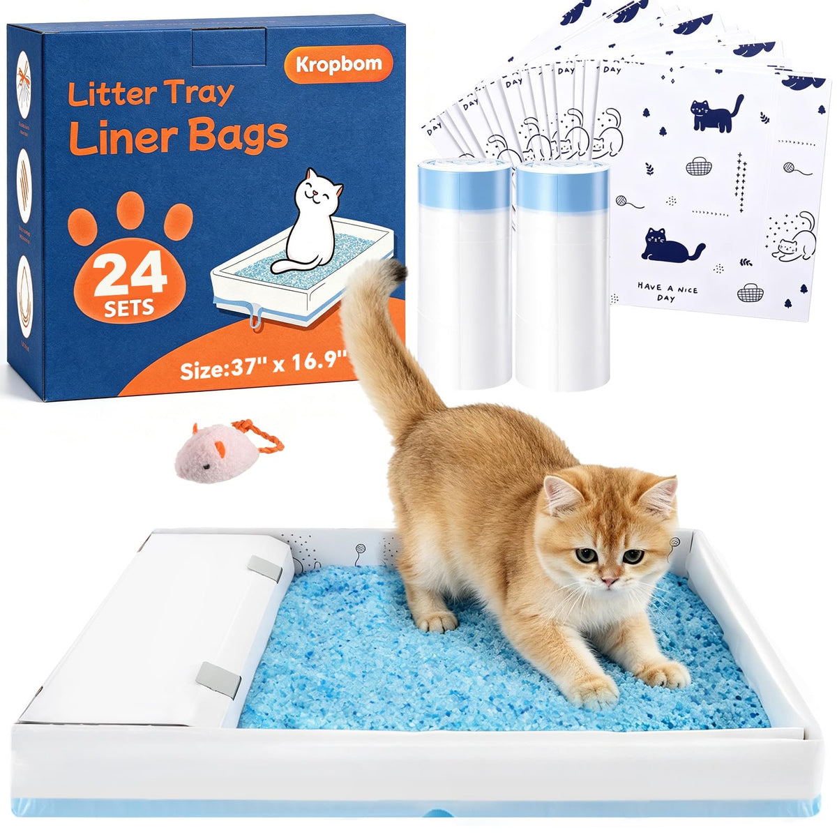 24 Pack Litter Box Liners W5338