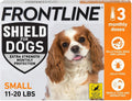 Flea & Tick Treatment for Small Dogs 11-20 lbs, Count of 3 Y5332
