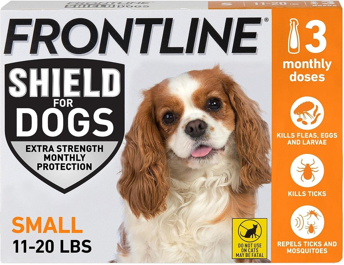 Flea & Tick Treatment for Small Dogs 11-20 lbs, Count of 3 Y5332