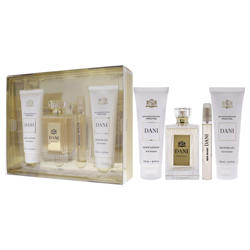 4 Pc Gift Set 3.3oz EDP Spray, 0.5oz EDP Spray, 4.4oz Shower Gel, 4.4oz Body Lotion M683